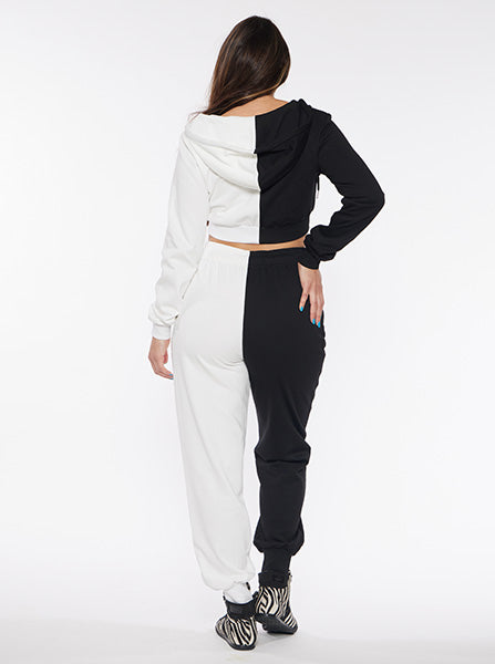 
                  
                    Two Tone Sweatpants
                  
                