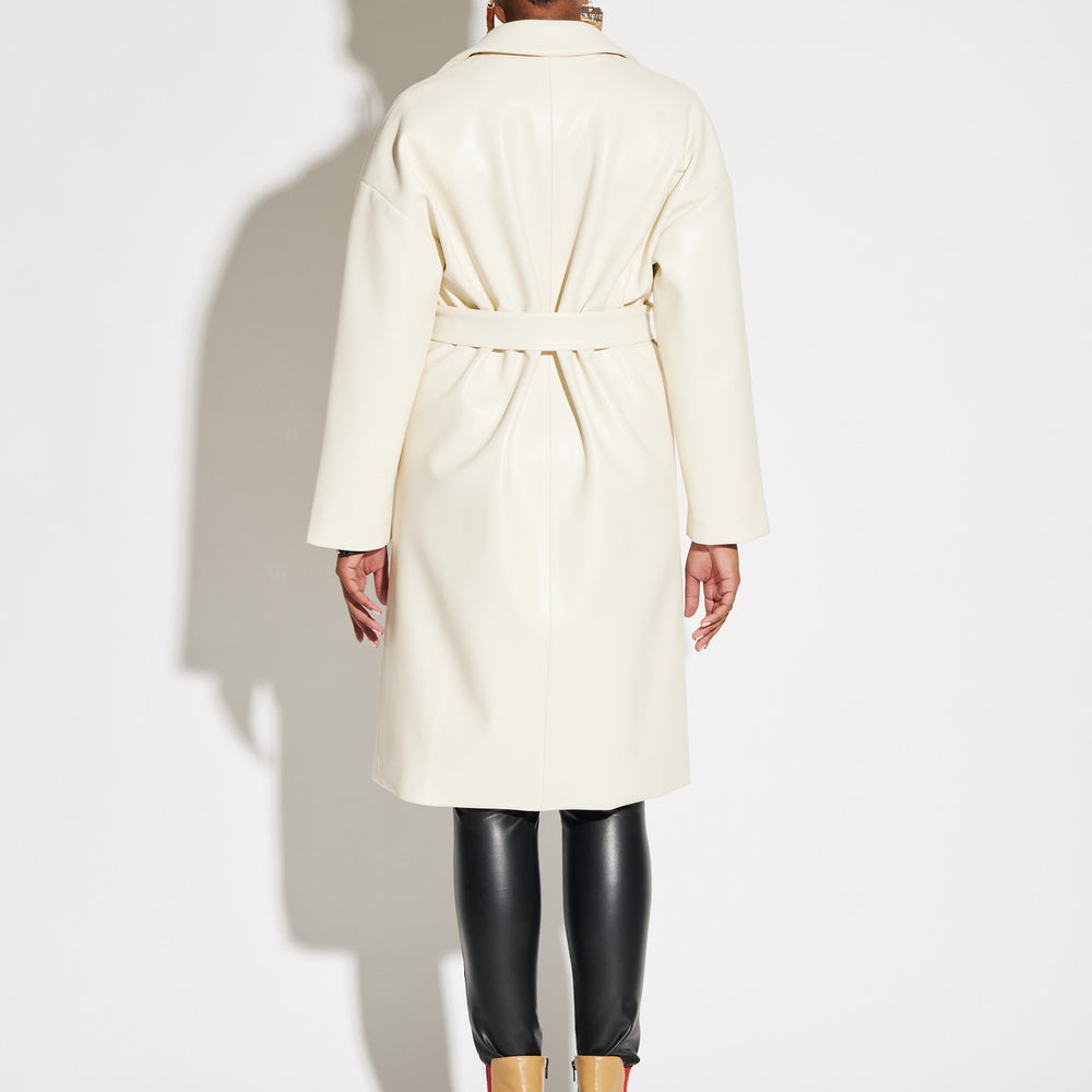 
                  
                    Vegan Leather Coat
                  
                