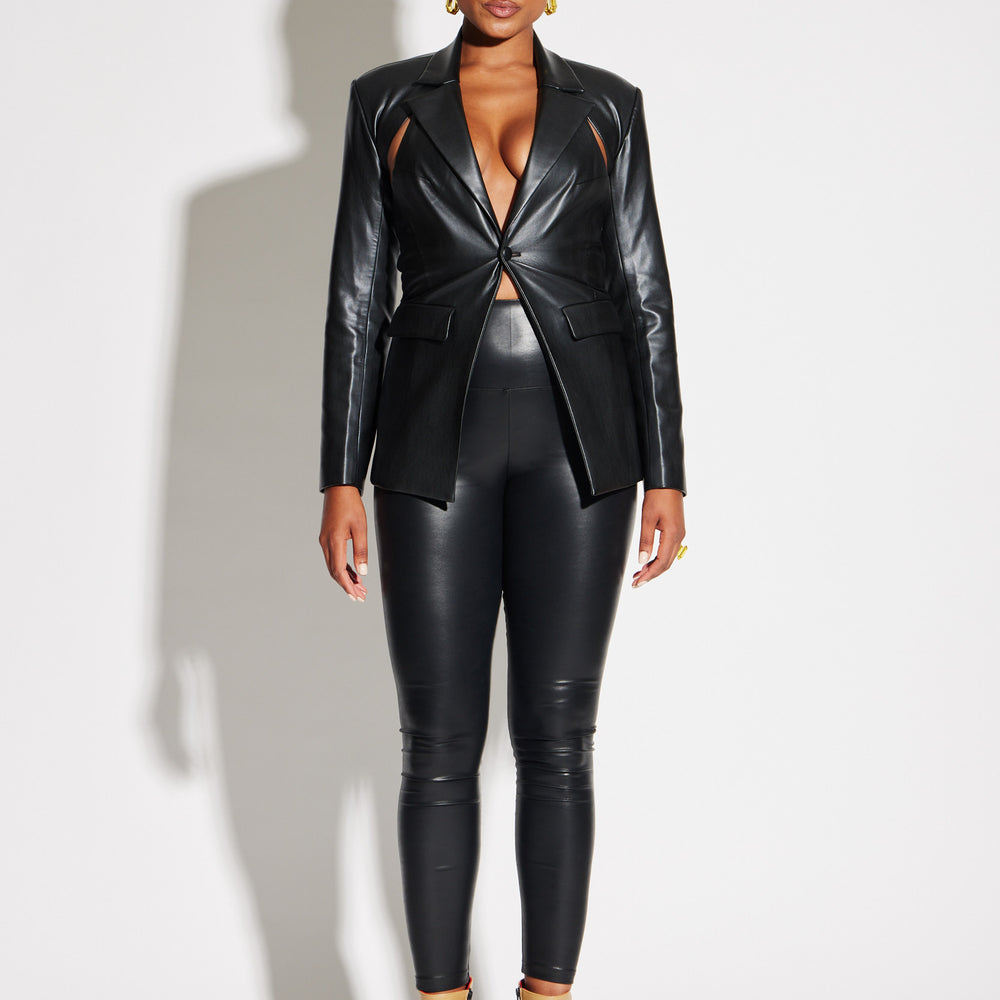 
                  
                    Vegan Leather Legging
                  
                