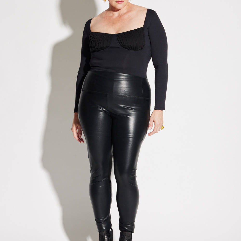 Vegan Leather Legging