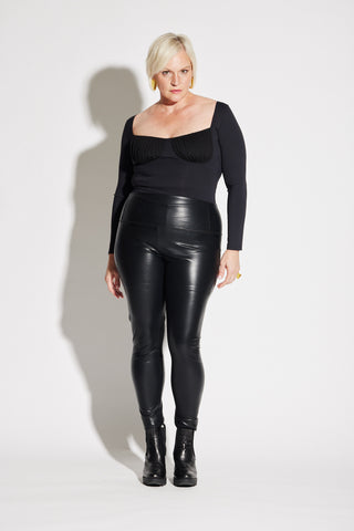 Vegan Leather Legging