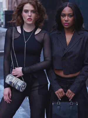 Sheer Pant with Belt