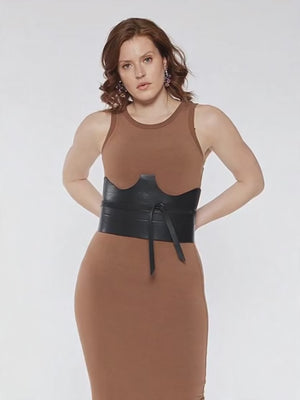 Cut Out Corset Belt