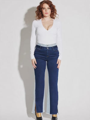 Loose Denim Wide Leg Pants